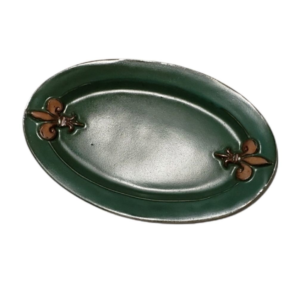 Fleur de lis platter